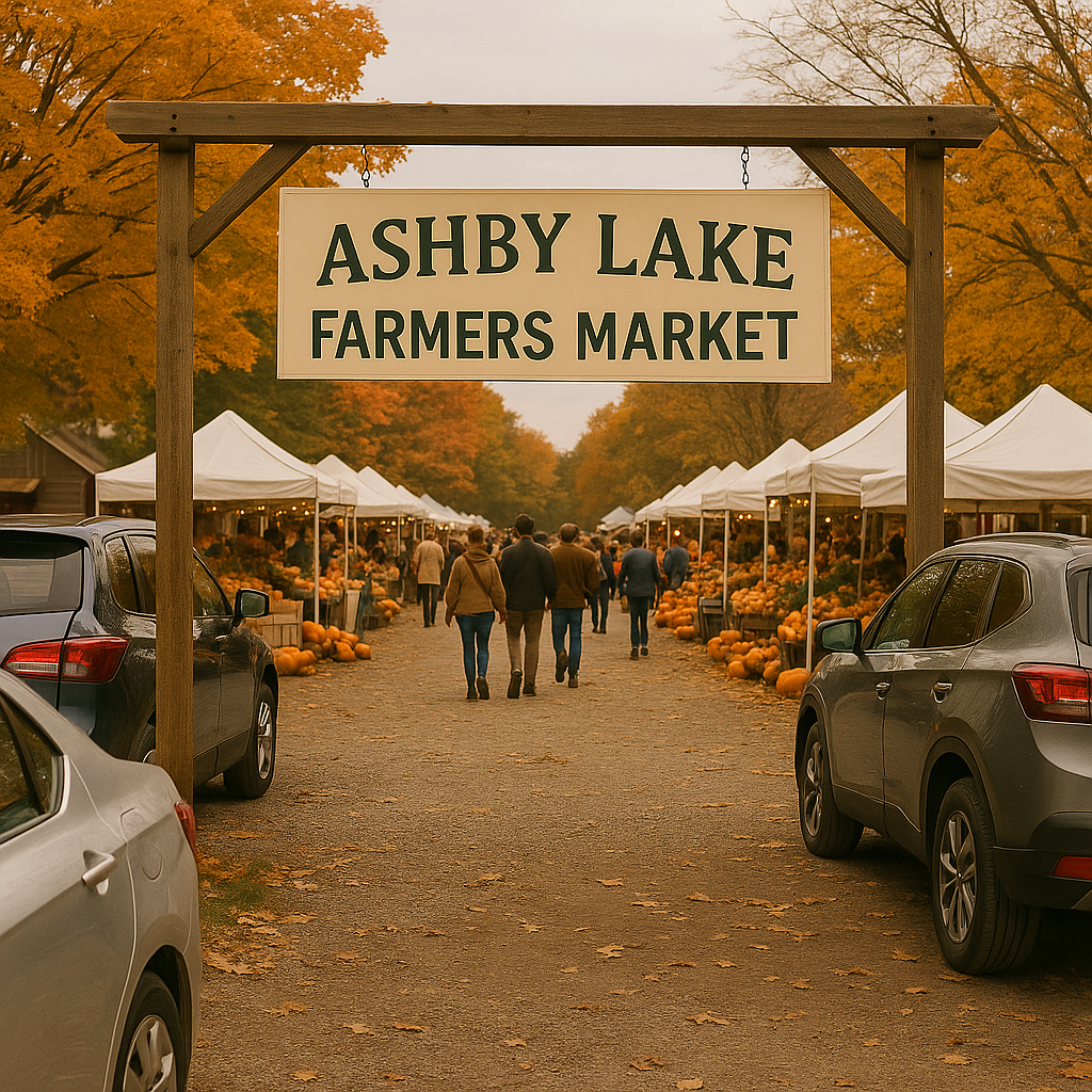Interior of the year-round Farmer's Market in fictional Ashby Lake, Ontario