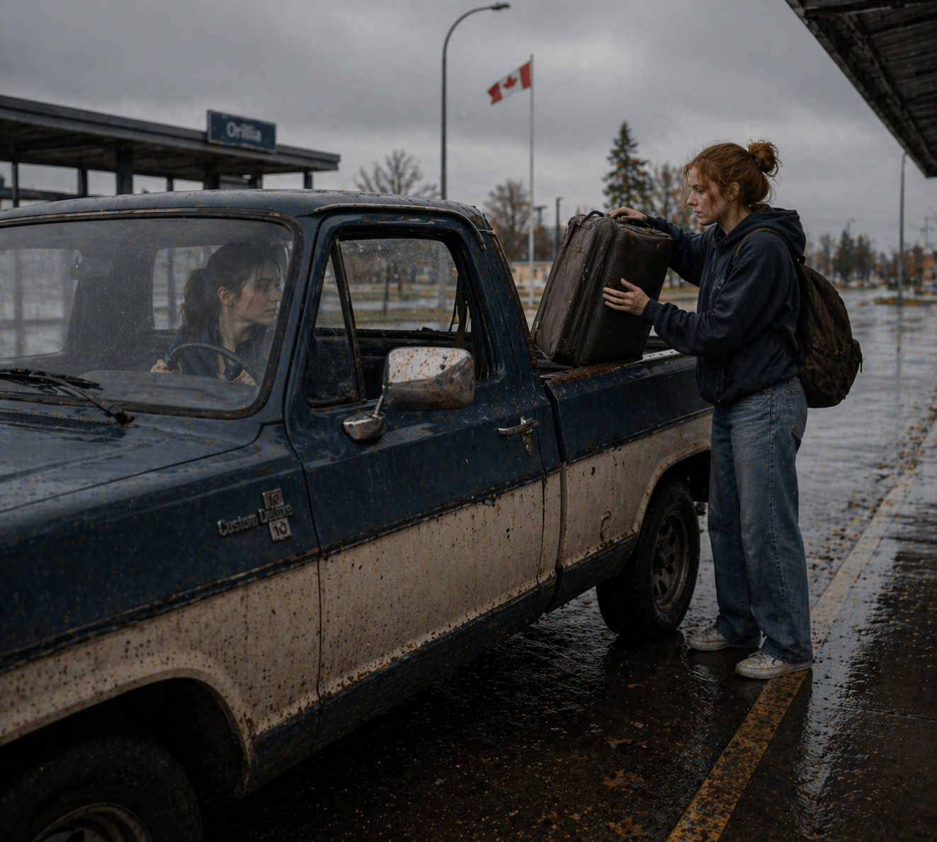 Katie Quinn driving home in the However Much or Little free chapter The Last Detour